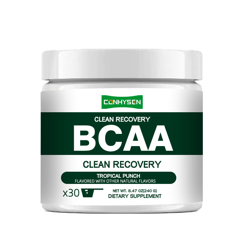 پودر BCAA ریکاوری تمیز با برچسب خصوصی، 9 اسید آمینه ضروری، کاهش درد و استرس