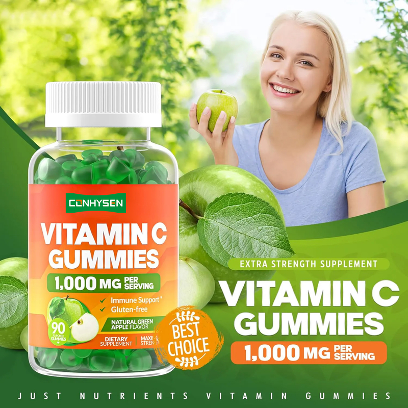 OEM سفید کننده پوست مکمل ویتامین C برای بزرگسالان برای کودک 1000mg ویتامین C