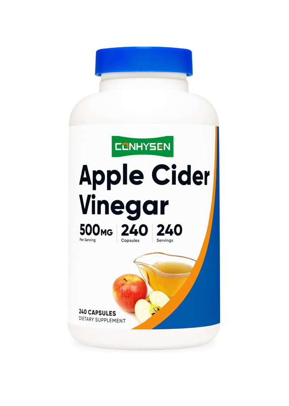 مکمل غذایی OEM سیب سرکه سیب 500mg 240 کپسول گیاهخوار طبیعی گیاهخوار GMP غیر GMO بدون گلوتن