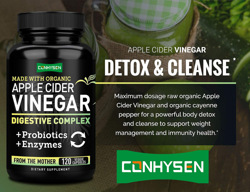 OEM/ODM کاهش وزن کپسول های ACV کپسول های سرکه سیب کپسول های سرکوب کننده اشتها سرکه سیب کپسول های ویتامین آنزیم