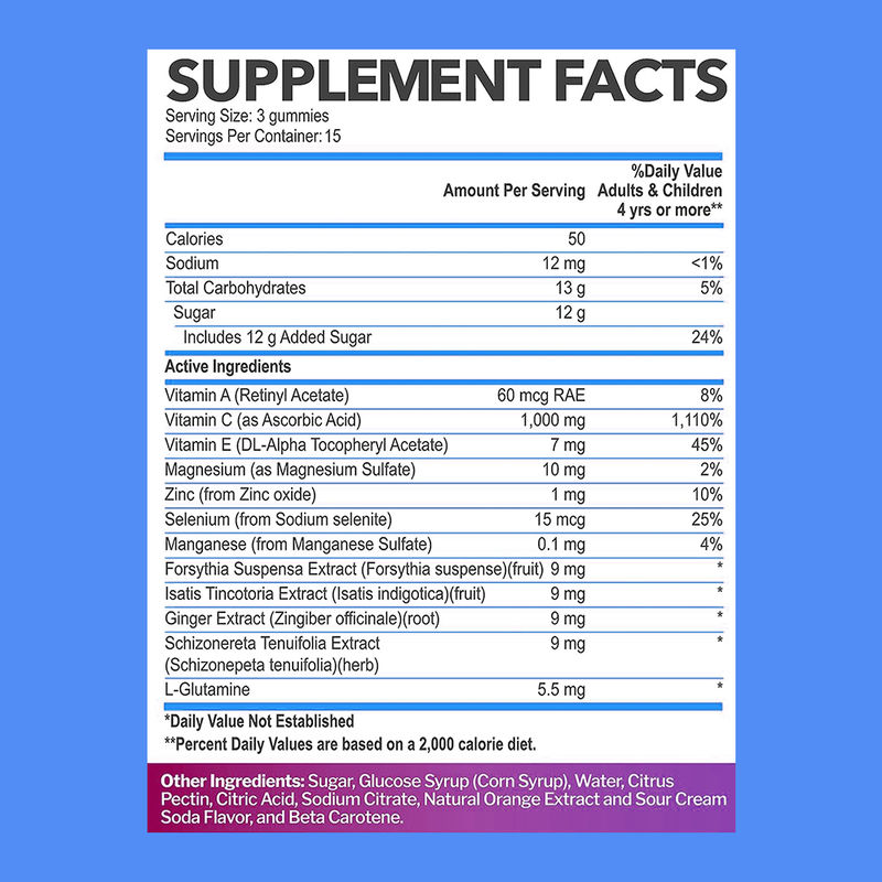 ویتامین C Gummies کارخانه سفارشی سازی حمایت از سلامت پوست محصول زیبایی