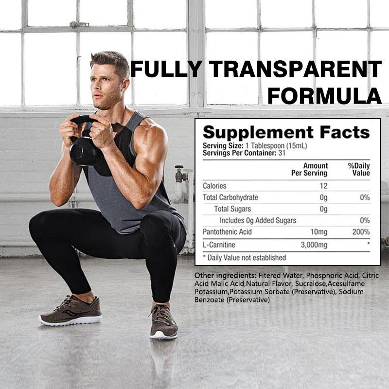 فروش عمده سفارشی L-کارنیتین شات مایع باعث تحول چربی و تولید انرژی می شود