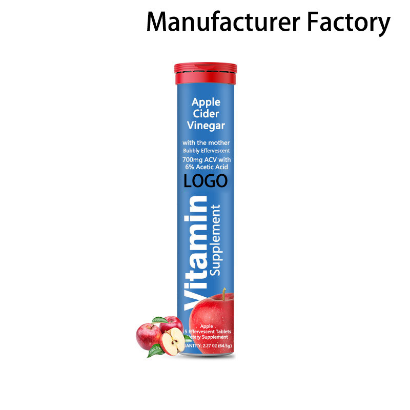 فروش عمده کارخانه ای قرص جوشان سرکه سیب برای لاغری