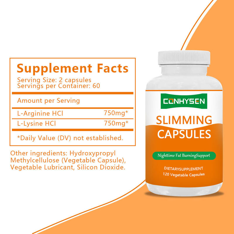 قیمت کارخانه مکمل های گیاهی کپسول های لاغری برای کمک به سطح انرژی با کپسول های لاغری L-Lysine HCL