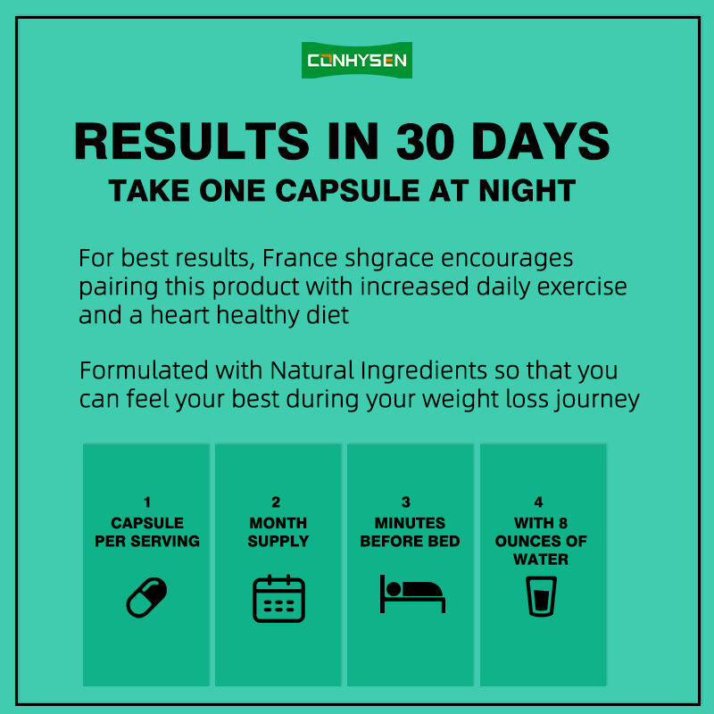 برچسب خصوصی شبانه چربی سوزان برای از دست دادن چربی شکم در حالی که شما خواب با عصاره دانه های سفید کلیه زنان حمایت کپسول