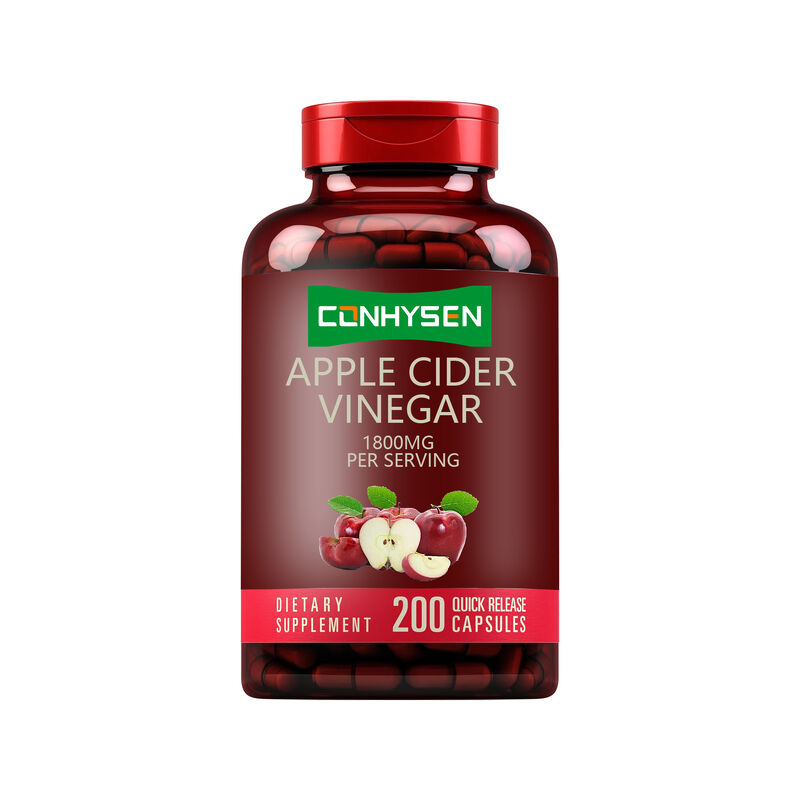 پشتیبانی مکمل ACV OEM/ODM برای هضم و سم زدایی مدیریت وزن کپسول سرکه سیب برای مردان و زنان