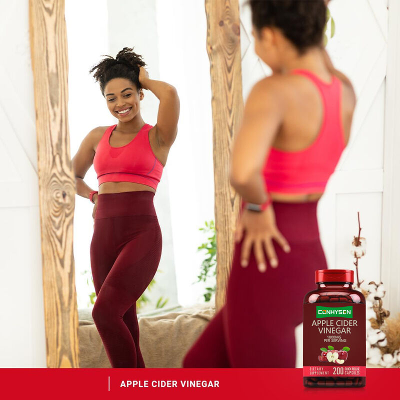 پشتیبانی مکمل ACV OEM/ODM برای هضم و سم زدایی مدیریت وزن کپسول سرکه سیب برای مردان و زنان