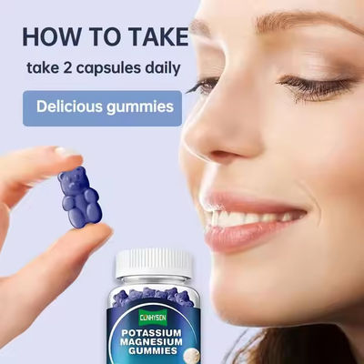 مگنیزیم و پتاسیم آدامس باعث تشکیل استخوان می شود 2.5-3g/Gummy