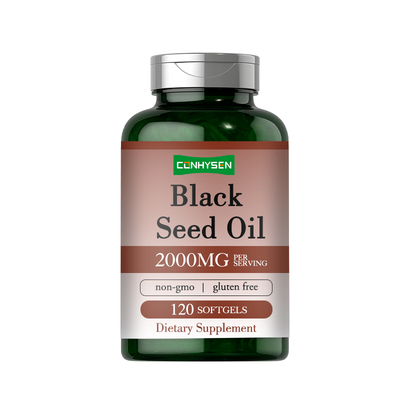 قیمت عمده فروش روغن دانه سیاه ژل های نرم کننده تولید کننده حمایت از سلامت گوارشی