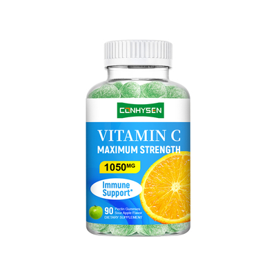 قیمت عمده 1050mg ویتامین C لثه ها موهای سالم پوست ناخن ها ODM