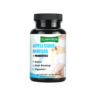 پاکسازی و سم زدایی کپسول سرکه سیب با پروبیوتیک ها