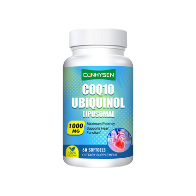 COQ10 Ubiquinol Softgels برچسب سفارشی افزایش انرژی و فابریکه حیات