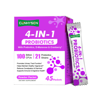 تقویت ایمنی، هضم، بزرگسالان، 4 در 1، پروبیوتیک پودری، عمده فروشی کارخانه